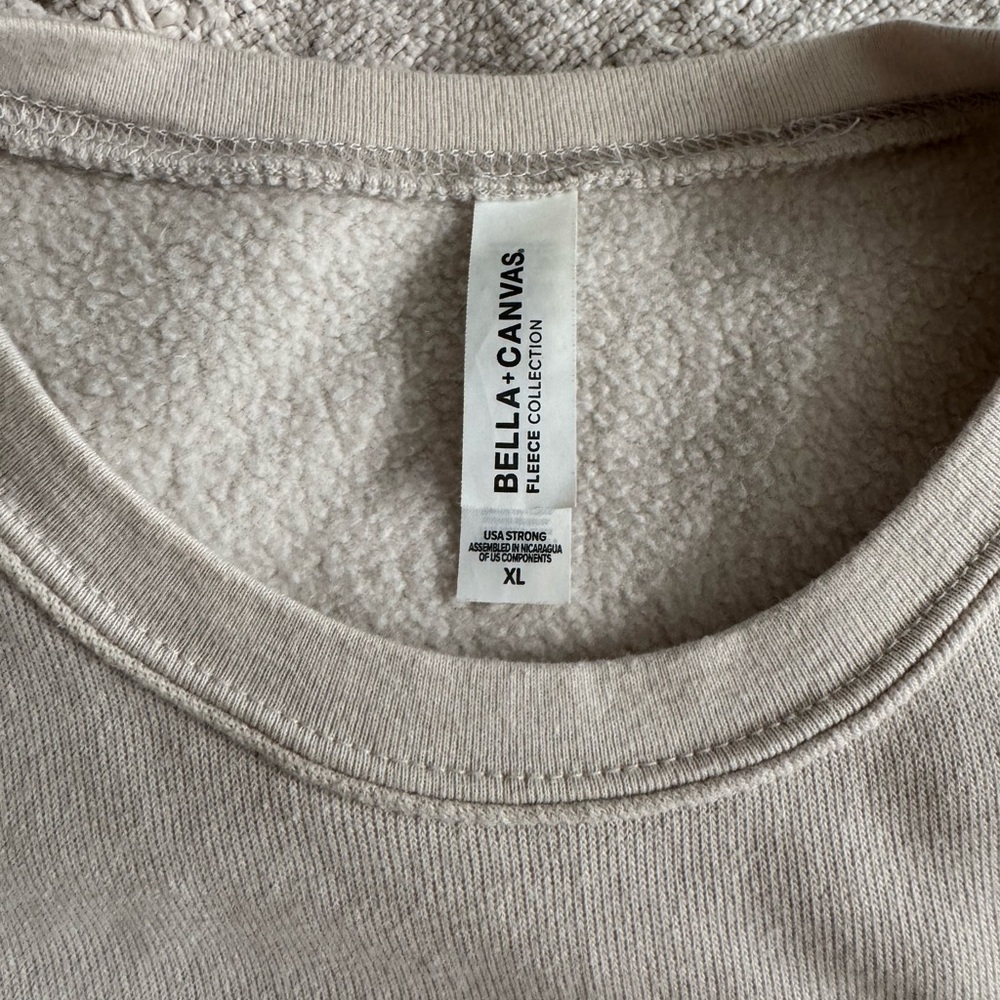 Acotar House Of Jupiter Bella Canvas Soft Beige Sweatshirt - Climb The Mountain View 3